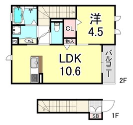 カーサ　マルミの物件間取画像